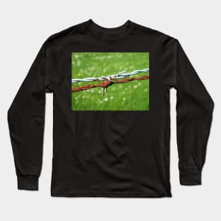 Still Life with Barbed Wire Long Sleeve T-Shirt